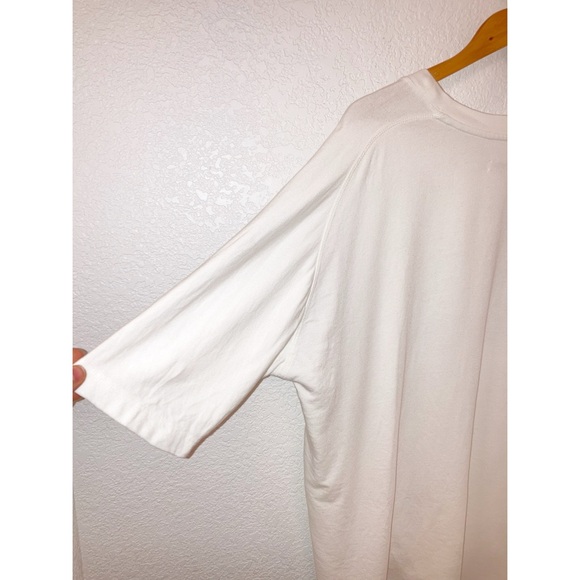 ZADIG & VOLTAIRE Portland Love Strass Shortsleeve Sweatshirt White & Multi SZ: L - Picture 9 of 13